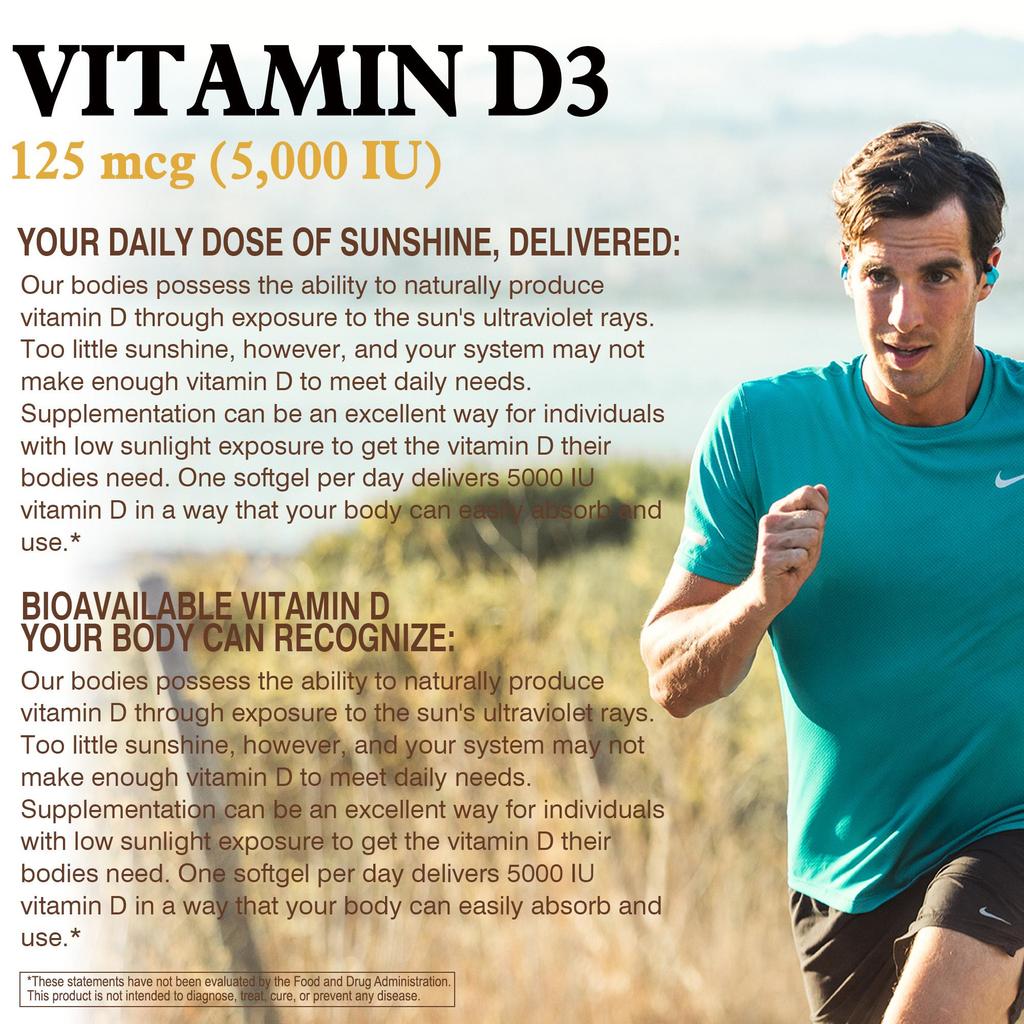 GREVIP - 125 mcg Vitamin D3 - Bone & Muscle Health