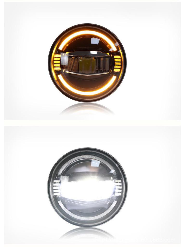 07-17 Wrangler Full LED Bi-Xenon Headlight Assembly with DRL & Turn Signal