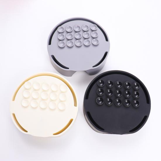 Держатель для губки с присоской, нескользящий дизайн, быстросохнущий силиконовый держатель для губки