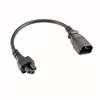 UL Certified American C13/C14 Power Cord, 3-Core 0.824, Clover Leaf Male to Female Extension Plug