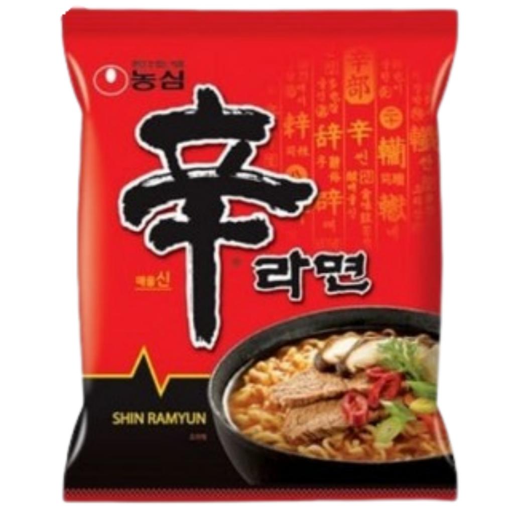 Nongshim Корейский рамен в одной упаковке(1PCS) – 17 вкусов на выбор (Шин Рамён, Неогури, Чапагетти и т.д.)
