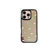 Полноэкранный чехол-зеркало в горошек для iPhone 16 Pro Max, Apple 14 и 15