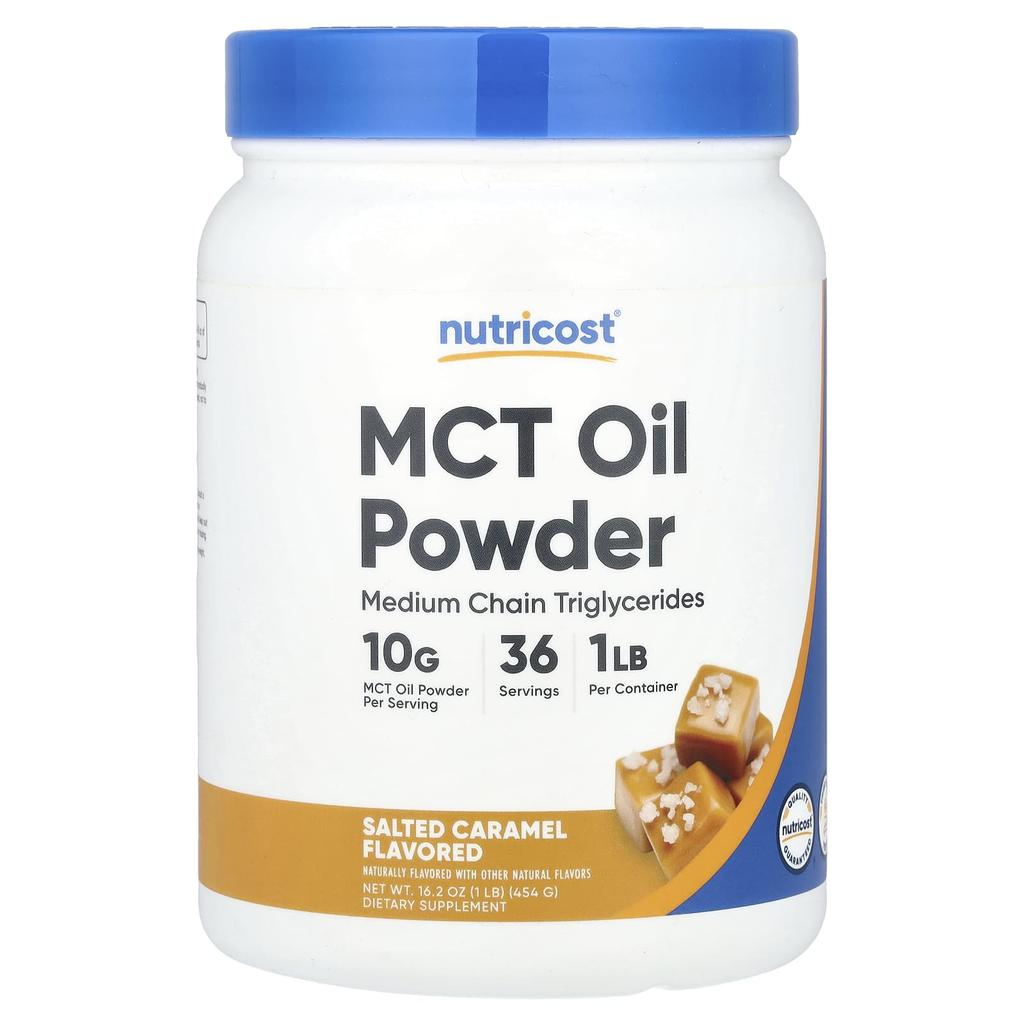 Mct Oil Powder, Salted Caramel, 454G(1Lb)