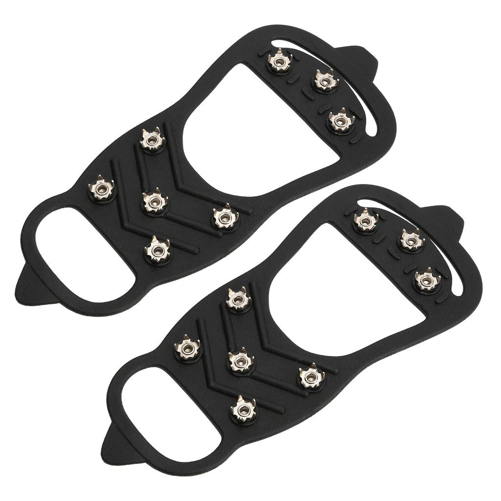 1 пара 8-зубчатых шипов для ходьбы по снегу на открытом воздухе противоскользящие шипы для зимней обуви чехлы(M )