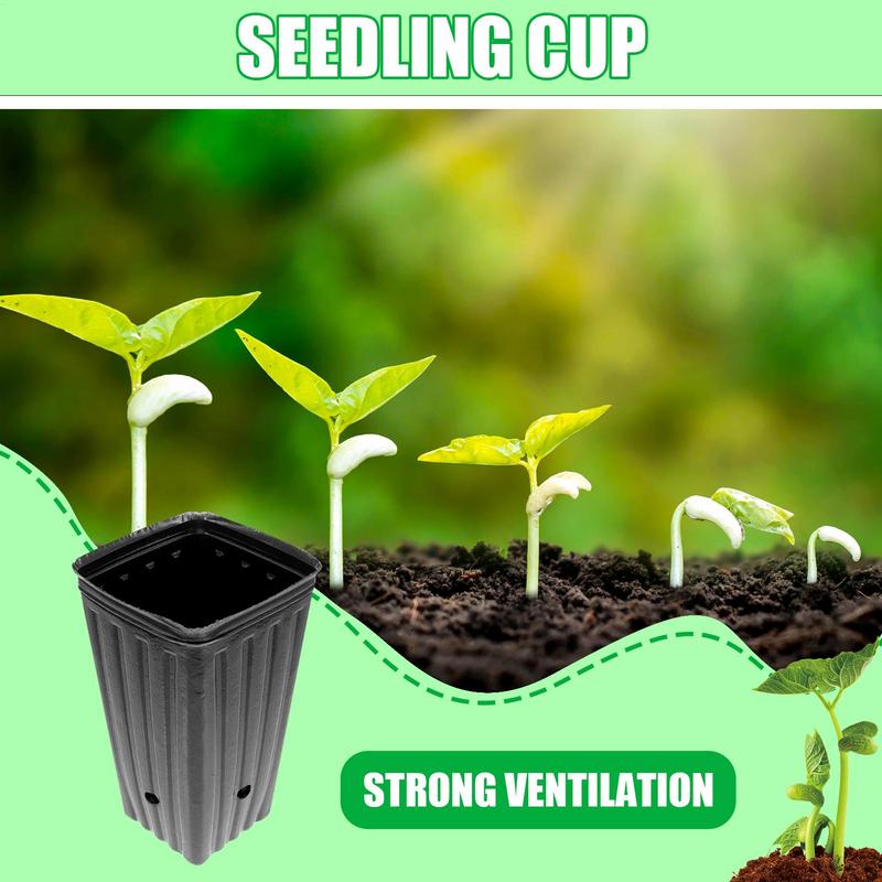 10 шт. стаканчики для рассады, садовые лотки для посадки семян, для садовых цитрусовых саженцев и цветочные горшки для посадки