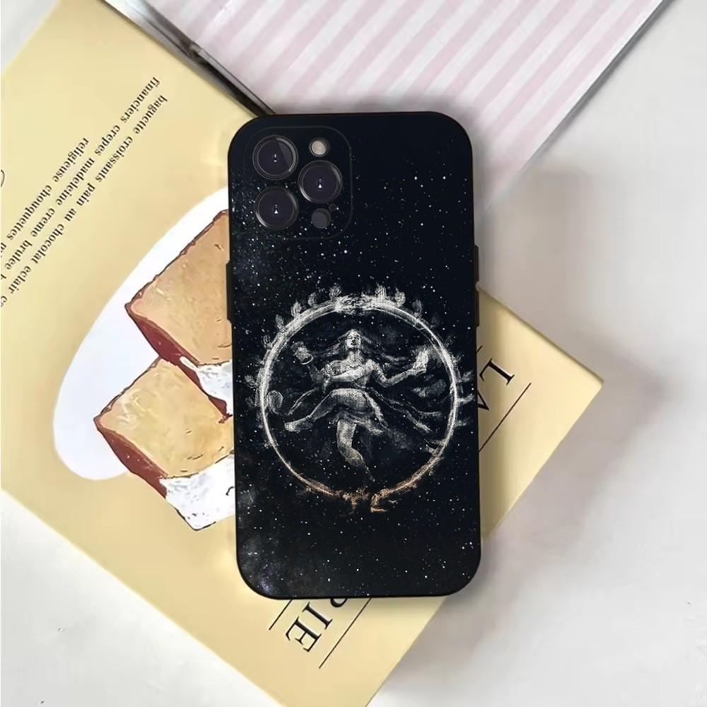 Чехол для телефона Lord Shiva Mahadev Of India для iPhone 16,15,14,13,12,11,Pro,X,XS,Max,XR,Plus,Mini Мягкий черный чехол