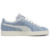 Puma Suede Comfortable Durable Minimalist Low-Top Sneakers Unisex Sneakers Blue White 396468-01