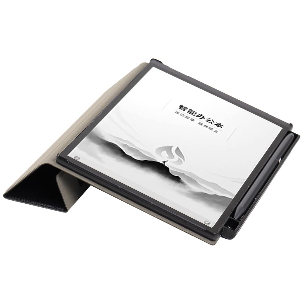 Защитный чехол Mingfeng, совместимый с планшетом iFLYTEK AINOTE Air 2, тройной складной чехол-подставка из кожи для ридера, офисный блокнот с дизайном слота для ручки