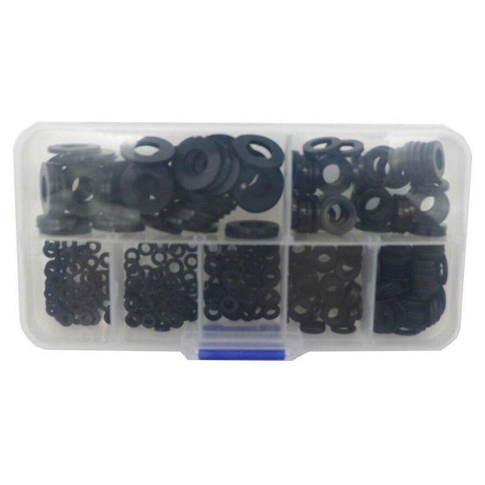 Ring Gasket Nylon Flat Washer Screw Bolt Gasket Washer Assortment Kit M2 M2.5 M3 M4 M5 M6 M8