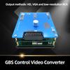 Конвертер видеосигнала GBS Control с ЖК-экраном, конвертер GBSC, поддерживает 1080P VGA/SCART в VGA, сканирующий конвертер для консоли PlayStation2