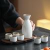 Керамический набор для саке в японском стиле: кувшин и чашки, декор, посуда для напитков, ремесла, традиционный для шкафа, кухни, чаепития, ящика, буфета