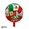 Mexican Carnival Flag Burrito Pitana Aluminum Balloon Cactus Avocado Carnival Party Balloon