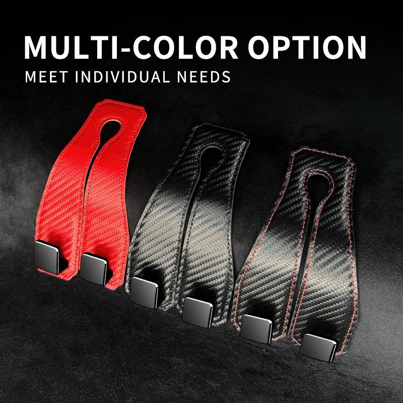 Универсальный крючок для подголовника автомобильного сиденья, одинарный/двойной крючок для хранения на заднем сиденье автомобиля, вешалка, держатель для хранения сумочки