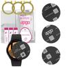 3x Apgo MATTE Hybrid Glass Screen Protector for Samsung Galaxy Watch4 44mm, Tempered Glass Substitute, Non-cracking