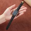 Совместимый ремешок для Apple iWatch - Кожа растительного дубления с бабочковой застежкой