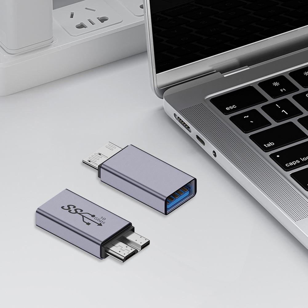 USB C на Micro B USB 3.0 Адаптер Тип C Женский на Micro B Мужской Быстрая Зарядка USB Micro 3.0 на Type C Super Speed для Ноутбука HDD