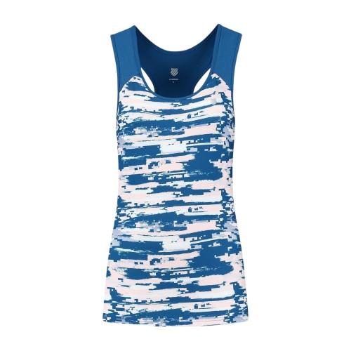 K-Swiss Womens/Ladies Abstract Scoop Neck Slim Tank Top