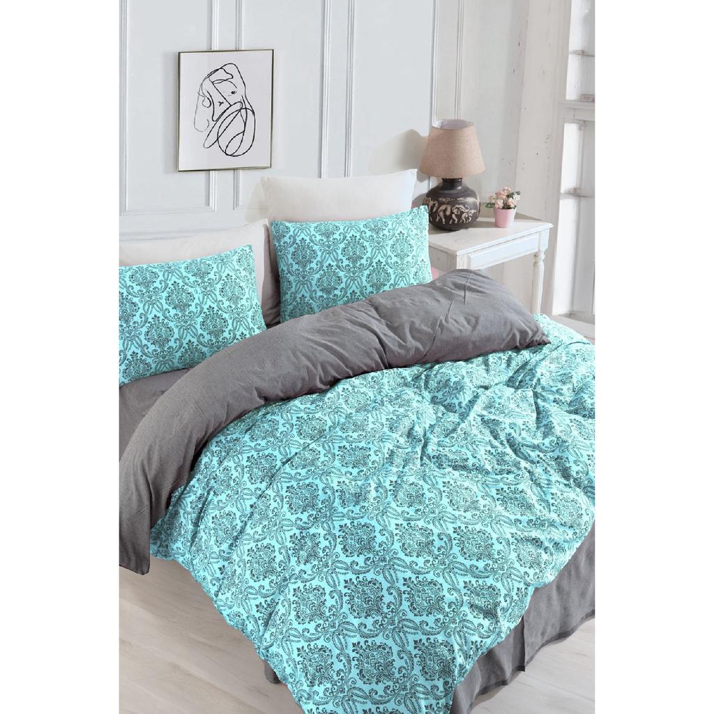 Двойной комплект пододеяльников с цветочным принтом, легко гладится