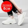Модные мужские легкие удобные спортивные туфли, увеличивающие рост на 6 см, кроссовки из натуральной коровьей кожи, повседневная обувь со скрытым каблуком для un