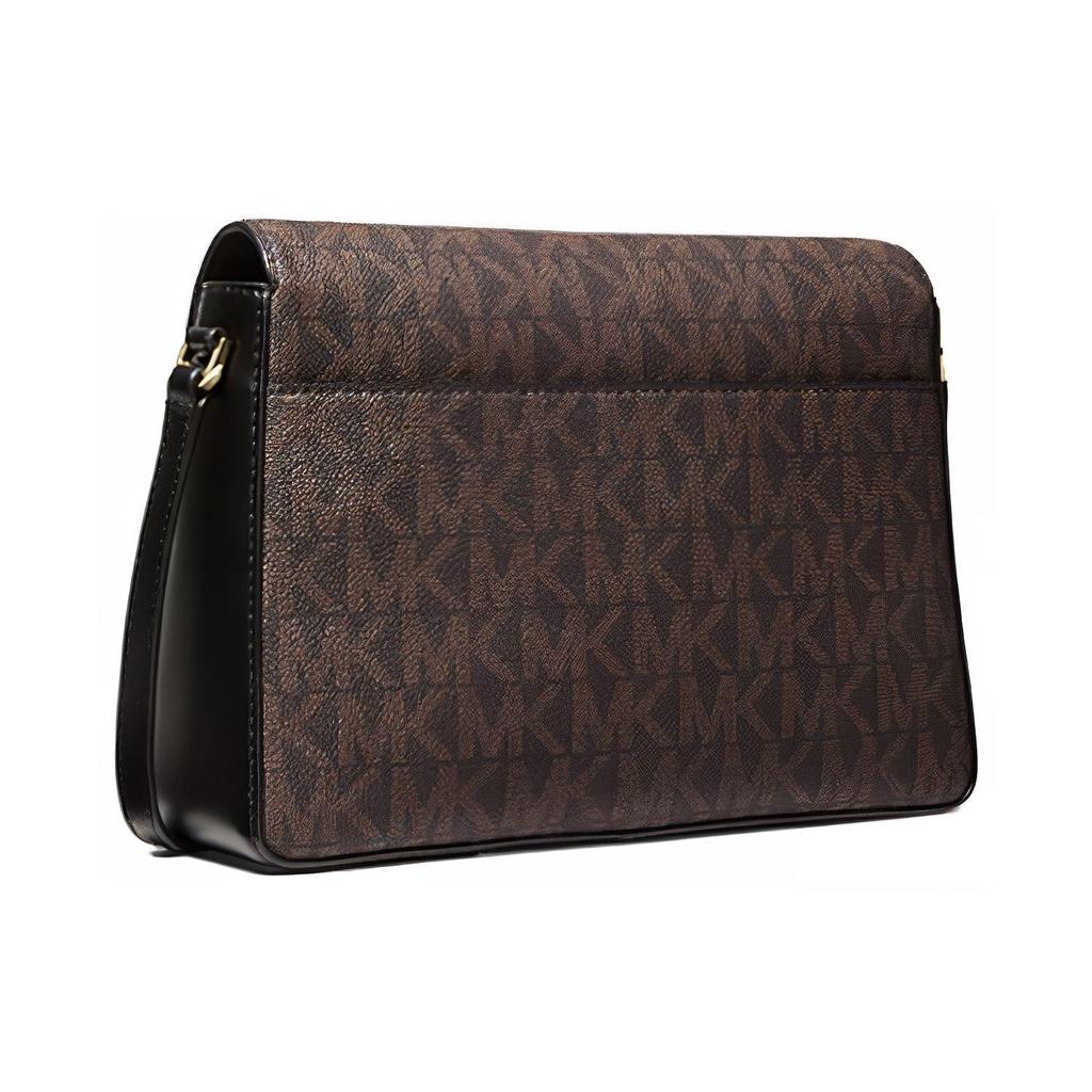 New MICHAEL KORS Jessie Cow Leather Crossbody Bag Shoulder Bag Women's Brown/Black 38T1CI6C1B-292