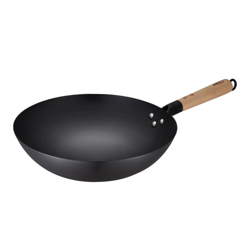 ASD 32CM Rust-Resistant Iron Wok