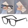 Glasses Ultralight Retro Transparent Frame Plain Women Anti Blue Light Glasses Party Decorate Eyeglasses Glasses Oculos