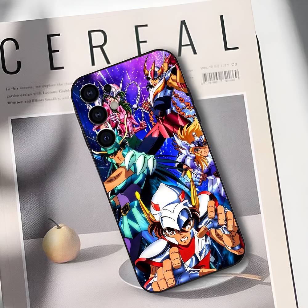 Чехол для телефона S-Saint S-Seiya Аниме Силиконовый Мягкий Для Samsung S25,S24,S21,S22,S23,S30,Ultra,S20,Plus,Fe,Lite