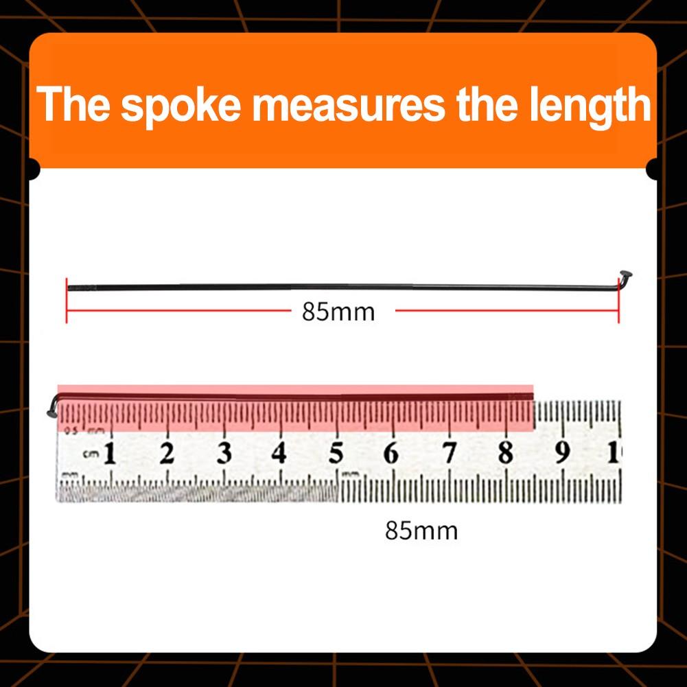 SPOKES AND NIPPLES SPOKES Spokes 261MM 270MM 287MM