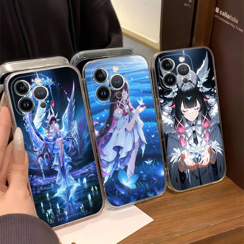 Чехол для телефона Genshin Impact Коломбина Для iPhone 17 16 16e 15 14 13 12 11 Pro Max Mini Plus