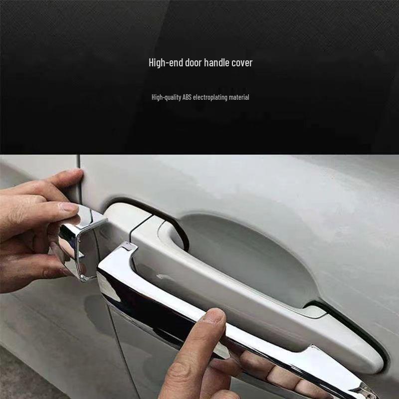 Глянцевая черная дверная ручка и накладка для Ford Explorer U502 2011-2019 годов