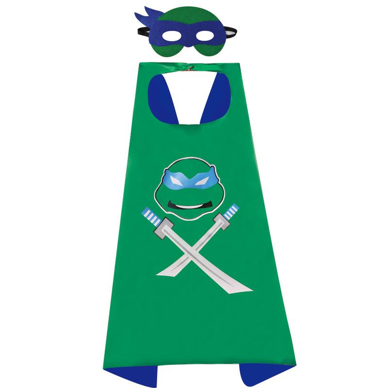 Хэллоуин Черепашки-ниндзя Двухслойная детская накидка-плащ, Накидка Плащ Рождество Детская накидка