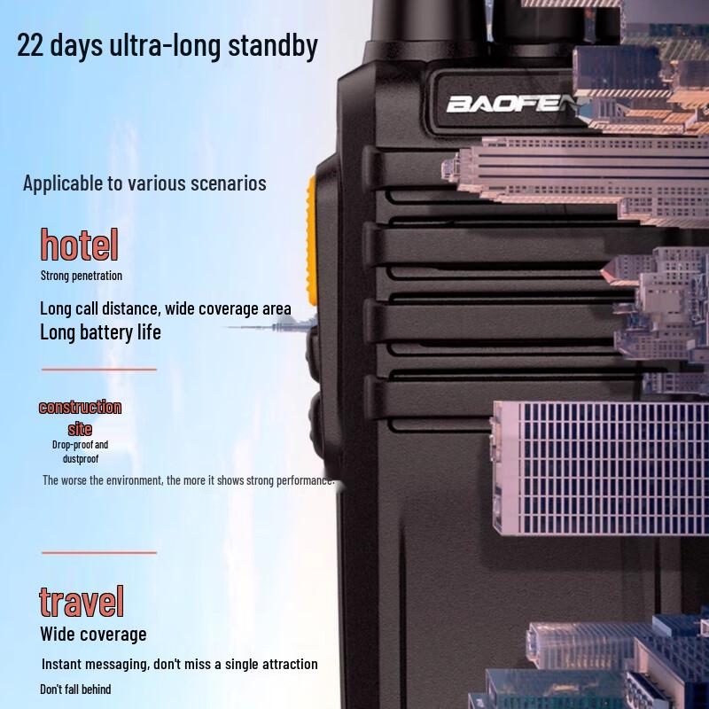 Baofeng Mini High-Power Long-Range Walkie-Talkie (CN version)
