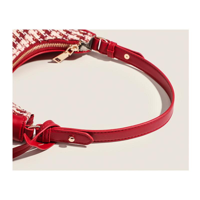 Женские новые модные сумки подмышками, красные высококачественные фактурные сумки через плечо, сумки-клатчи из нишевого плетения, роскошные свадебные сумки для невесты