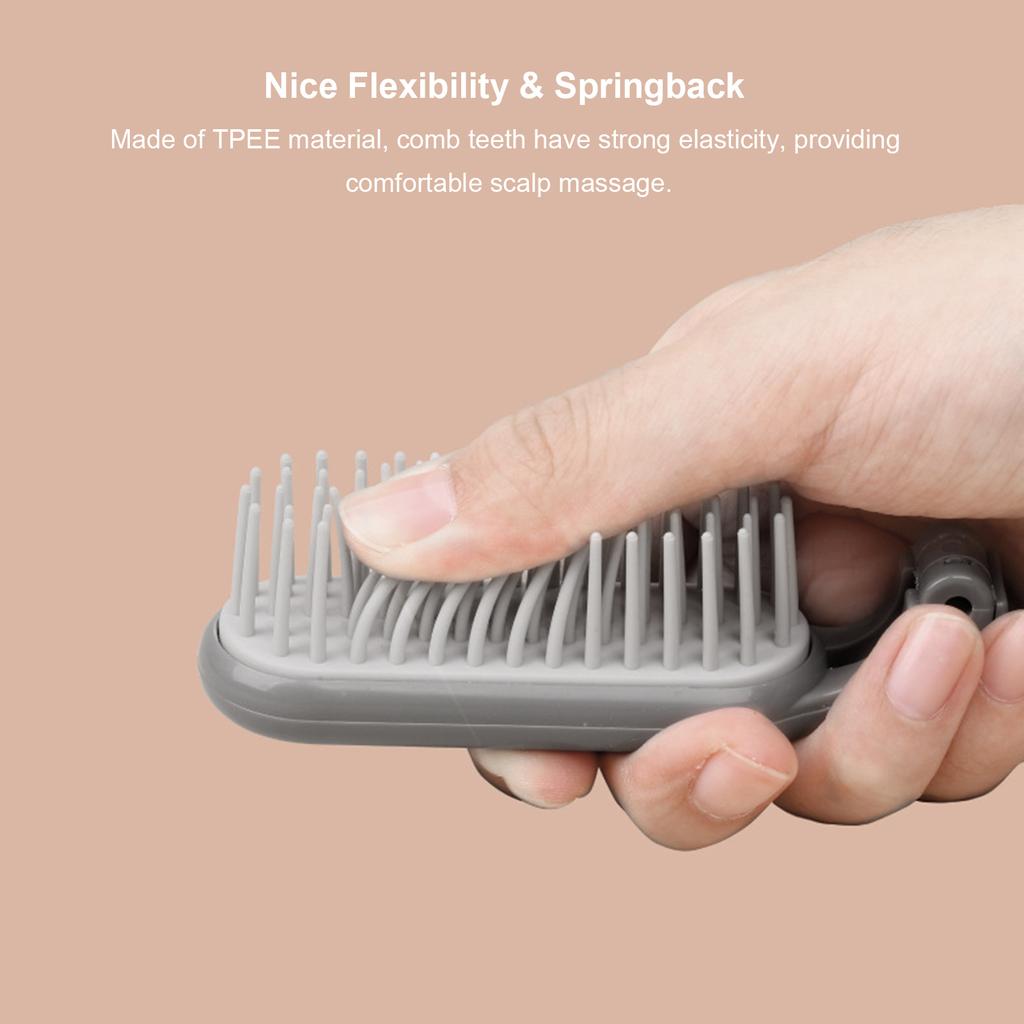 Портативные расчески для волос, складной карманный инструмент для волос, компактные массажные расчески для путешествий для ежедневного использования