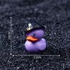 Фигурка Дьявол Призрак Маленький Желтый Утенок Декоративные Подвесные Аксессуары Микро-ландшафт Хэллоуин Маленькие Украшения