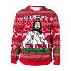 Fashion Christmas Men's Sweatshirt Popular 3D Printed Crew Neck Sweatshirt Peplum Top