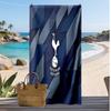 Пляжное полотенце с принтом Tottenham Hotspur, быстросохнущее, мягкое, портативное, большое, прямоугольное, пляжное покрывало для путешествий, бассейна