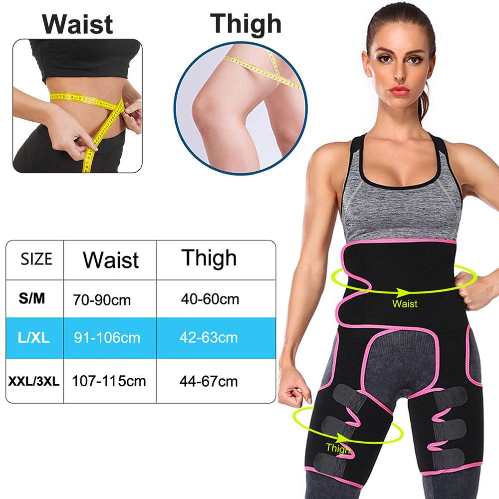 Waist Trainer для женщин3 в 1 Waist Thigh Trimmer и Weight Loss для WorkoutBody Shaper Weight Loss Butt Lifter Waist Trainer