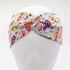 Bohemian Headband Women Boho Elastic Hairbands Sport Turban Head Wrap Cotton Bandage Beach Party Holiday Hair Accessories Fashion Summer