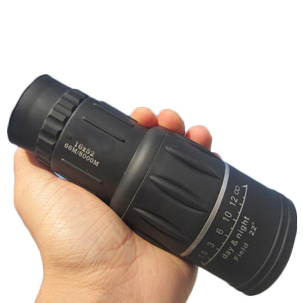 16x52 Waterproof Monocular Dual-Focus Optics Zoom Telescope Bak4- Prism for Bird Watching Hunting Monitoring & Hiking