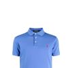 Polo Ralph Lauren Solid Color Logo Embroidered Straight Fit Short Sleeve Polo Shirt Men Tops Blue 710541705-056