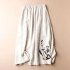 Retro Summer Skirt Women's New Embroidered Solid Color Large Skirt Versatile Slim Midi Dress