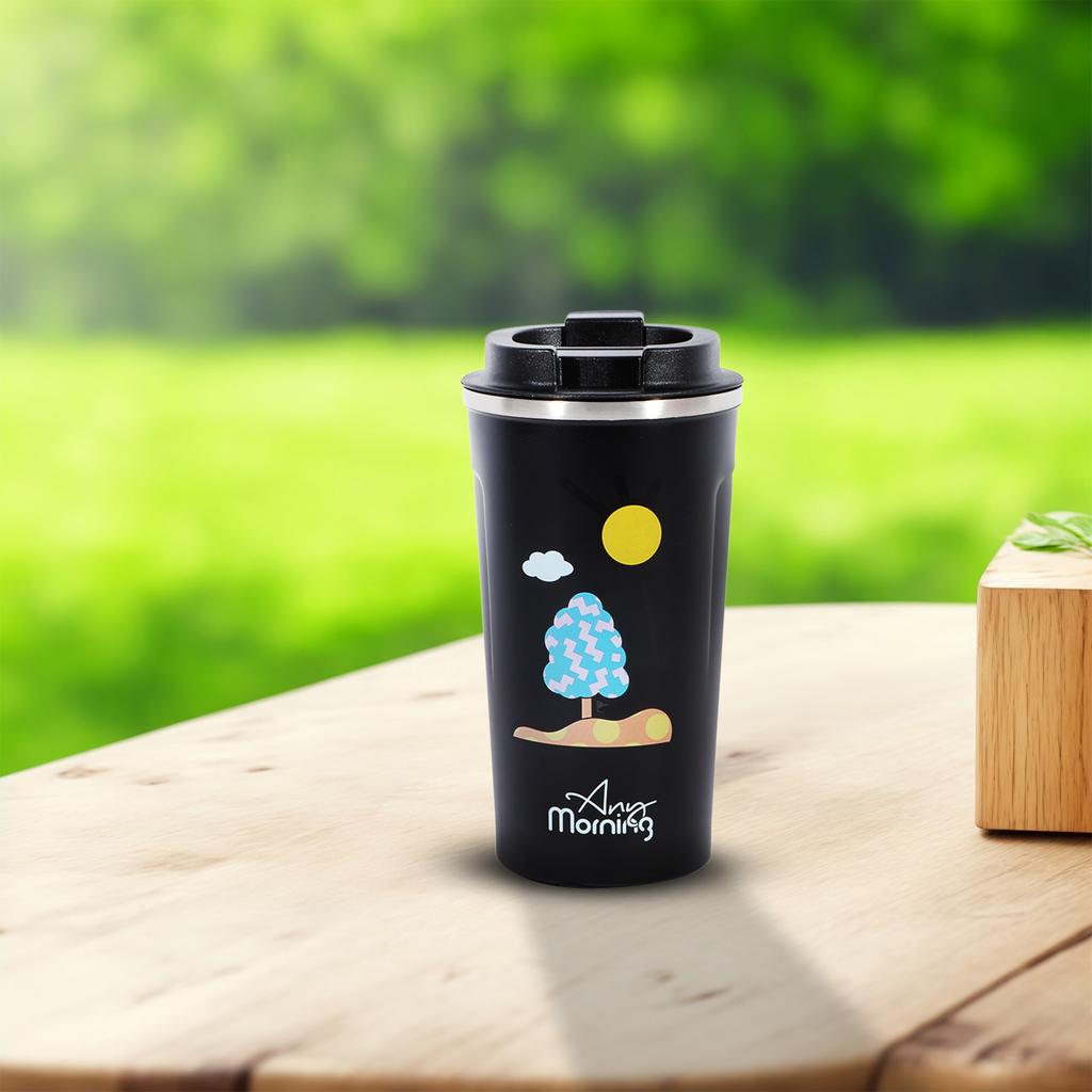 Any Morning SK22016 Thermos Mug, 510ml, Vacuum Insulated, Leak-Proof, BPA-Free, Durable, Hot/Cold Beverage