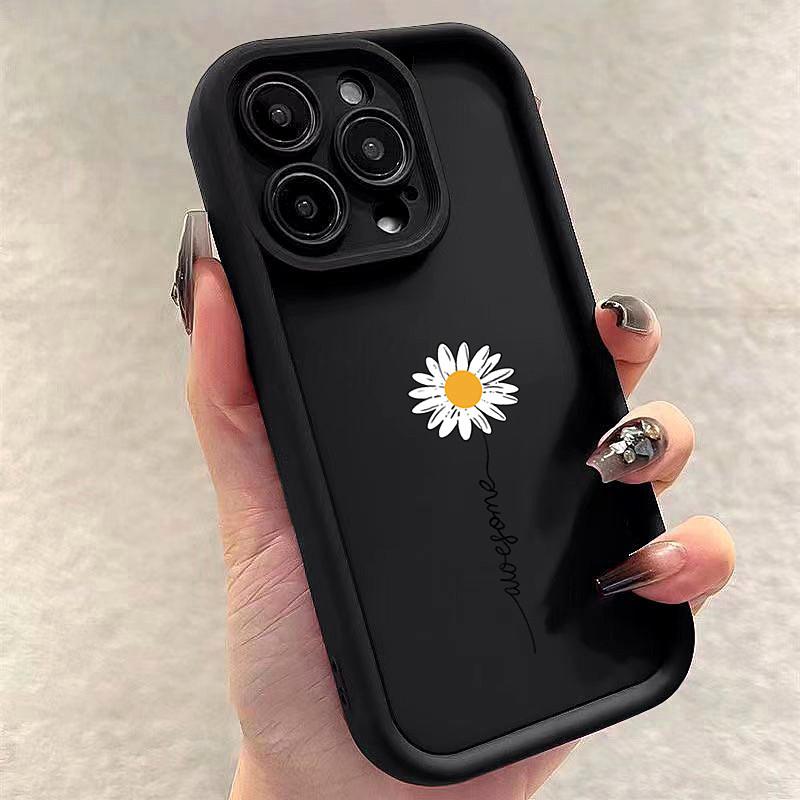 Мягкий силиконовый чехол для телефона с цветами ромашки для Xiaomi Redmi Note 13 12 11 Pro Plus 4G 5G 12S 11S 10S 10 12C 13C 14C Ударопрочный чехол
