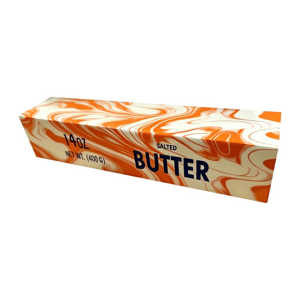 14oz Butter Stick Shaped Stress Relief Toy Soft Squeeze Sensory Fidget Toy for Hand Therapy and Stress Reduction