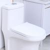 Мягкая крышка для унитаза Пылезащитная Однотонная Защитные чехлы для крышки унитаза Моющиеся Износостойкие Эластичная накладка на сиденье унитаза