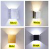 LED Wall Lamp Outdoor Indoor LED Aluminium Wall Light Aisle Stair Decorate Lighting Fixture Bedroom Bedside Lamp AC110V/220V
