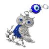 Цинк цинк цинковый сплав голубой глаз сова брелок сова сглаза брелок сова сглаза ювелирные изделия подарок