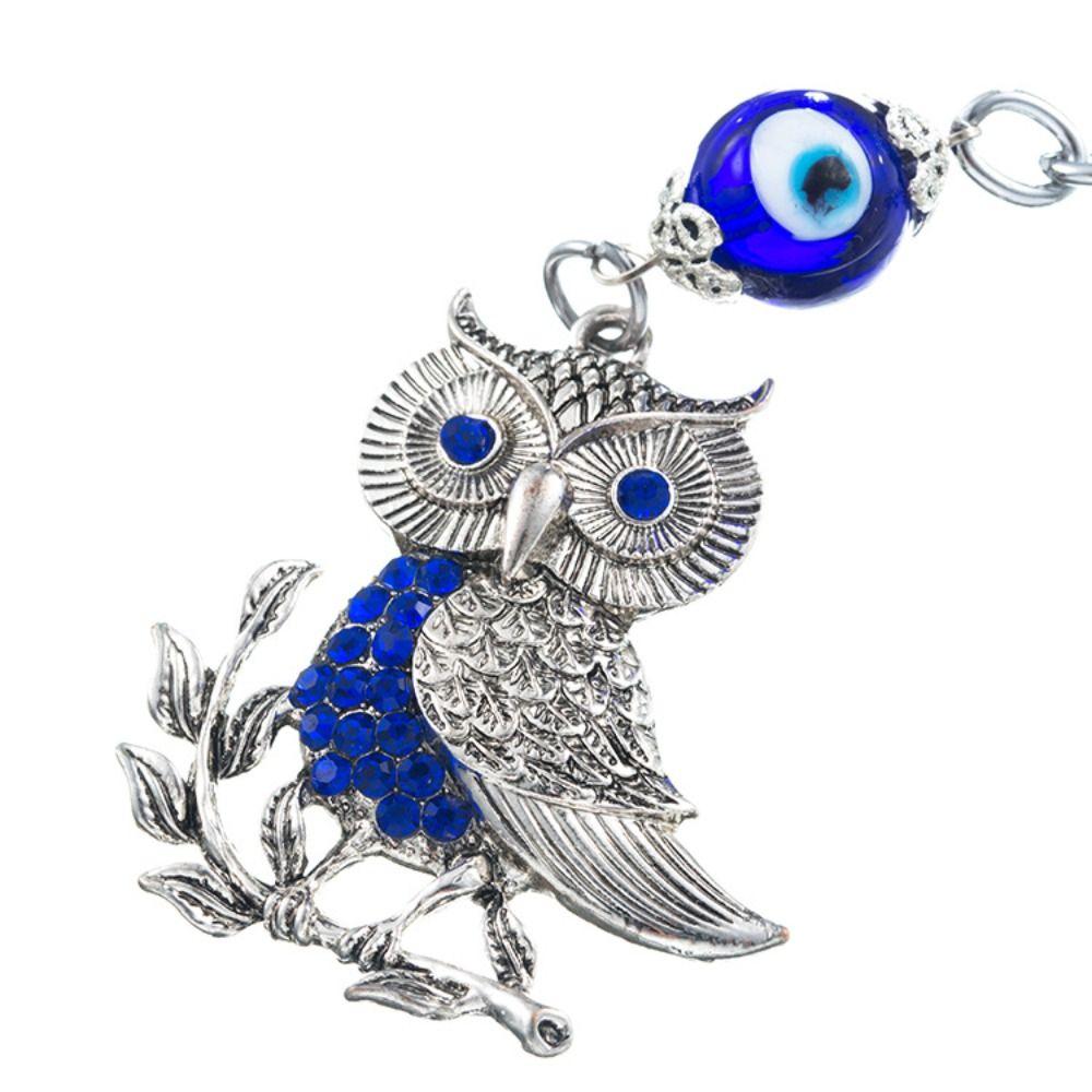 Цинк цинк цинковый сплав голубой глаз сова брелок сова сглаза брелок сова сглаза ювелирные изделия подарок