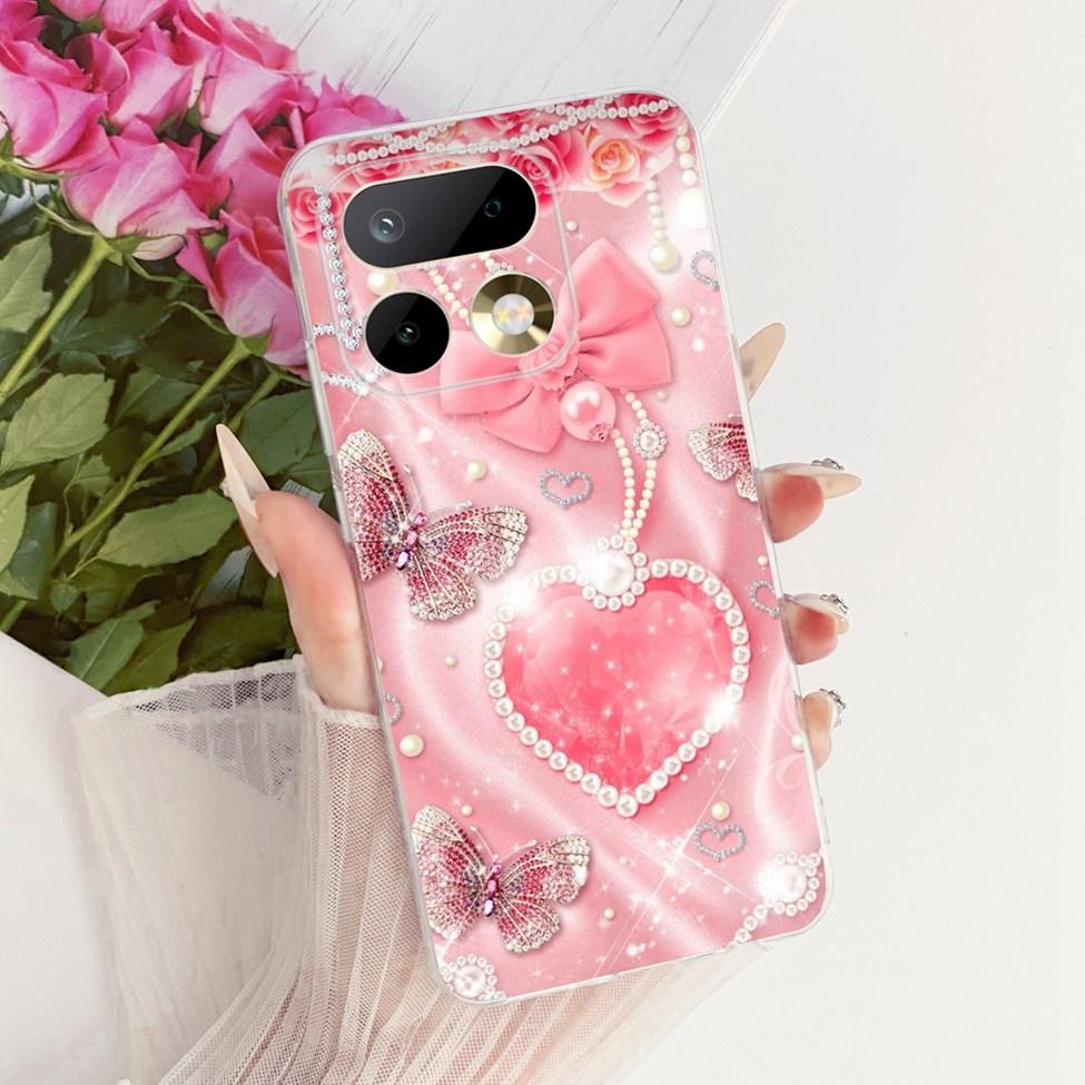 Transparent For Realme 16 Pro 5G Case Luxury Cute Cat Fashion Butterfly Cool Painted Casing For Realme RMX5121 RMX5120